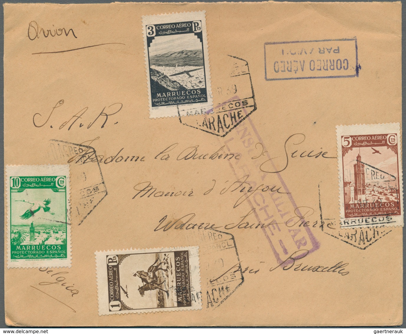 28235 Spanien: 1843/1944: 29 envelopes, picture postcards and postal stationeries including censored mail,