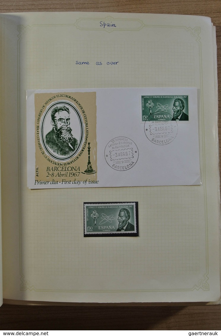 28274 Spanien: 1940-2009. MNH, Mint Hinged And Used, Partly Double Collection Spain 1940-2009 In 11 Albums - Oblitérés