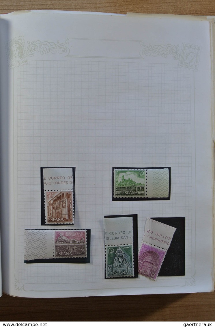 28274 Spanien: 1940-2009. MNH, mint hinged and used, partly double collection Spain 1940-2009 in 11 albums