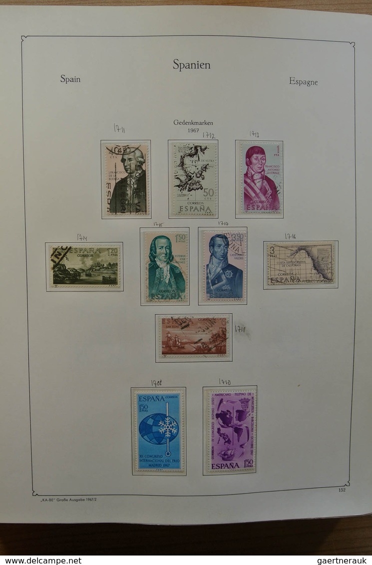 28279 Spanien: 1960-2000. Slightly Messy, MNH And Used Collection Spain 1960-2000 In Kabe And Schaubek Alb - Oblitérés