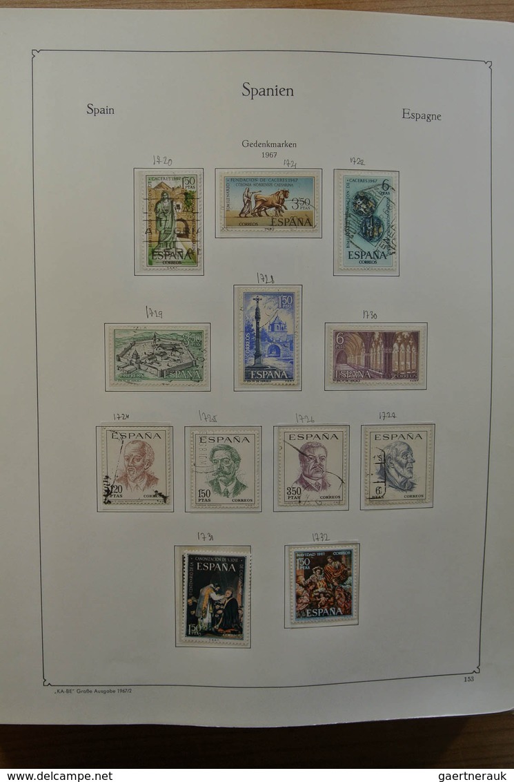 28279 Spanien: 1960-2000. Slightly Messy, MNH And Used Collection Spain 1960-2000 In Kabe And Schaubek Alb - Oblitérés