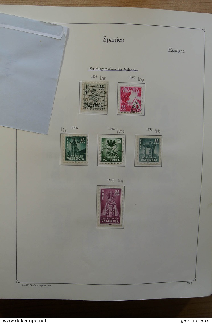 28279 Spanien: 1960-2000. Slightly messy, MNH and used collection Spain 1960-2000 in Kabe and Schaubek alb