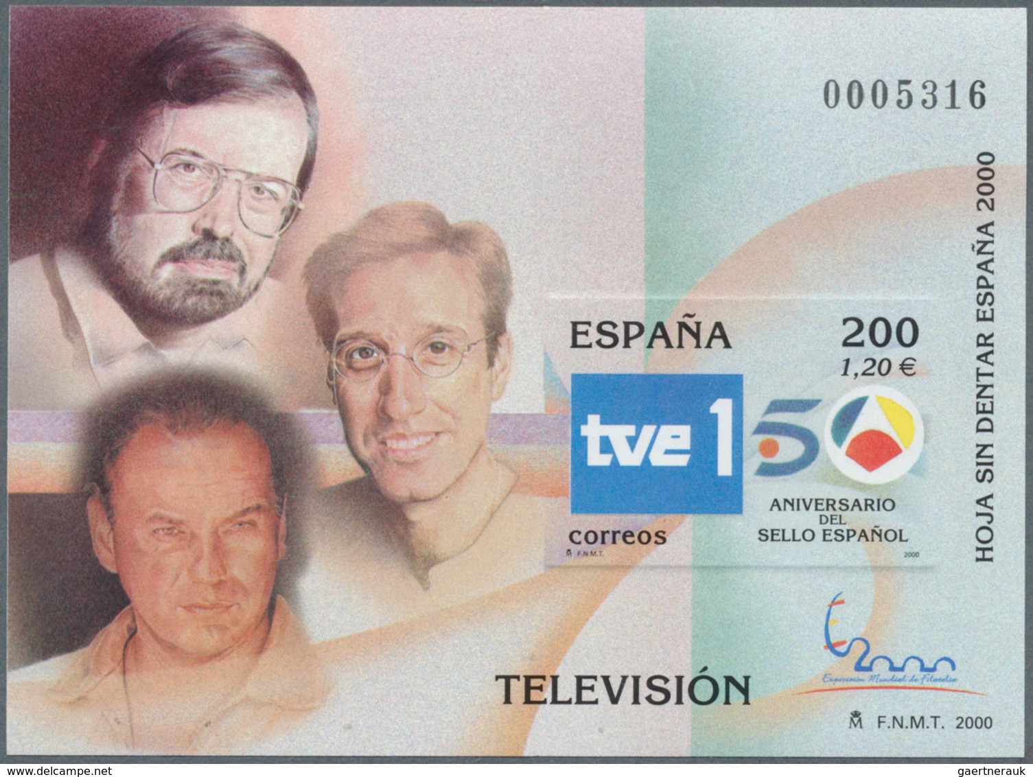 28287 Spanien: 2000. Espana 2000 Intl. Philatelic Exhibition - Set of 11 imperforate souvenir sheets overp