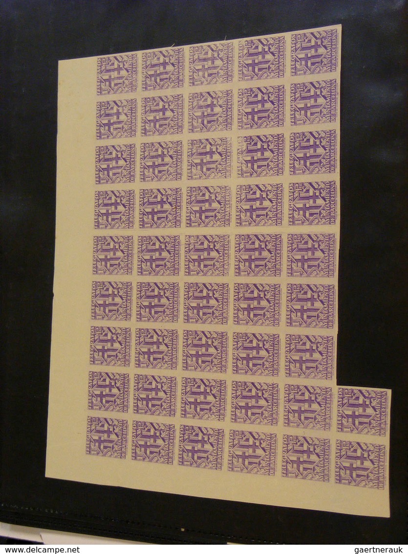 28303 Spanien - Zwangszuschlagsmarken Für Barcelona: Beautiful Lot Mandatory Surtax Stamps Of Barcelona (a - Impots De Guerre