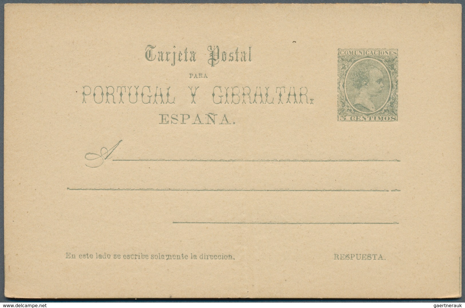 28309 Spanien - Ganzsachen: 1890/1893, Posten Von 1077 Ganzsachenkarten, Gebraucht Und/oder Ungebraucht, D - 1850-1931