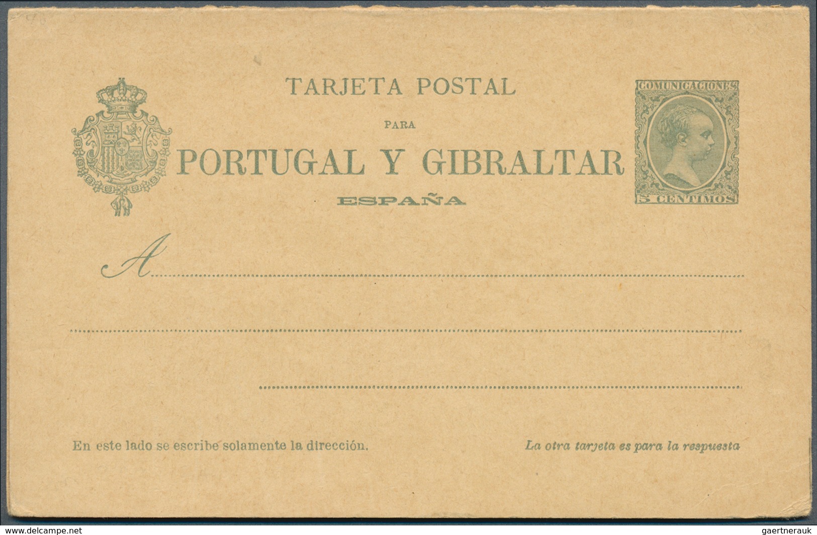 28309 Spanien - Ganzsachen: 1890/1893, Posten Von 1077 Ganzsachenkarten, Gebraucht Und/oder Ungebraucht, D - 1850-1931