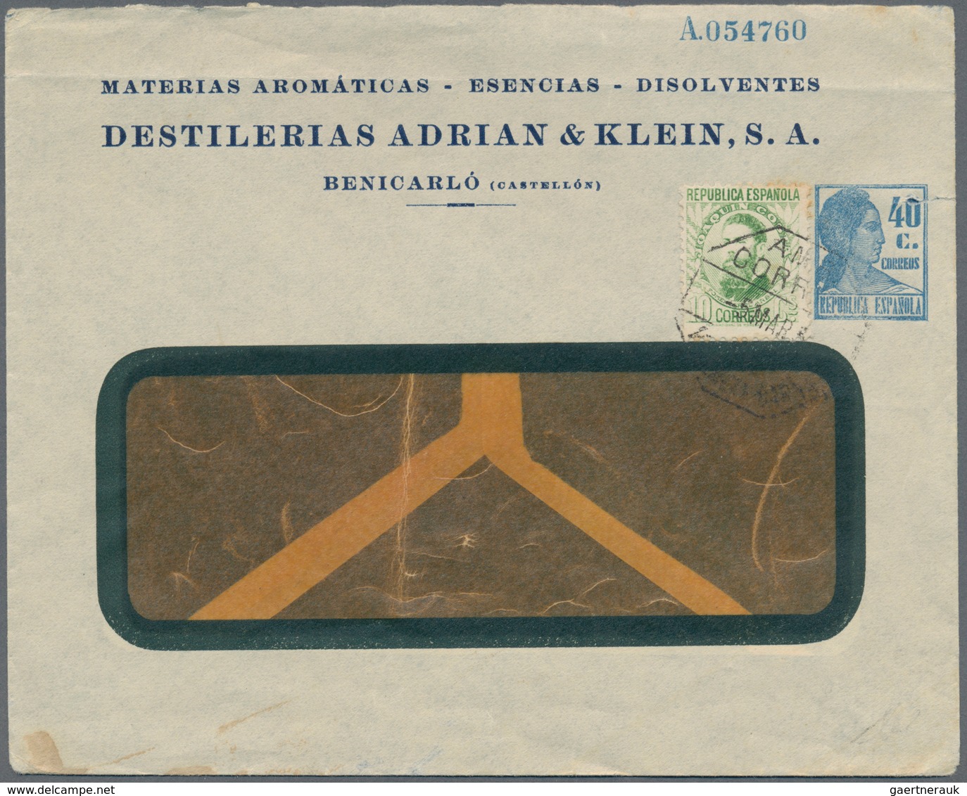 28310 Spanien - Ganzsachen: 1912/1935, 4 Stationery Envelopes With Private Imprint. Some Faults But Scarce - 1850-1931