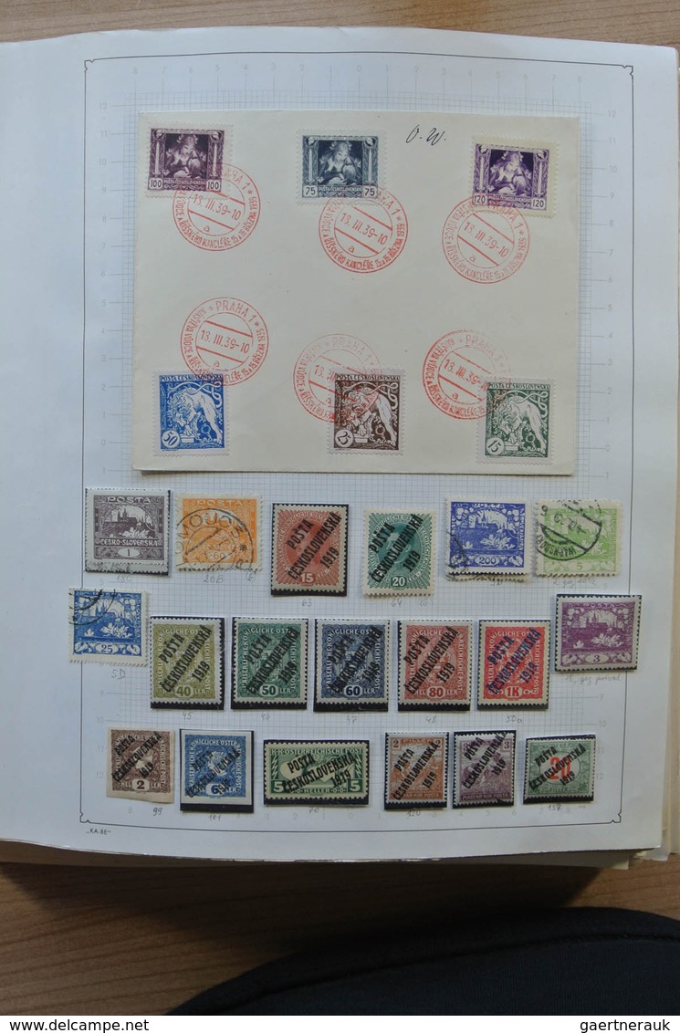 28327 Tschechoslowakei: 1918-2005. Extensive MNH, Mint Hinged And Used Collection Czechoslovakia 1918-2005 - Lettres & Documents