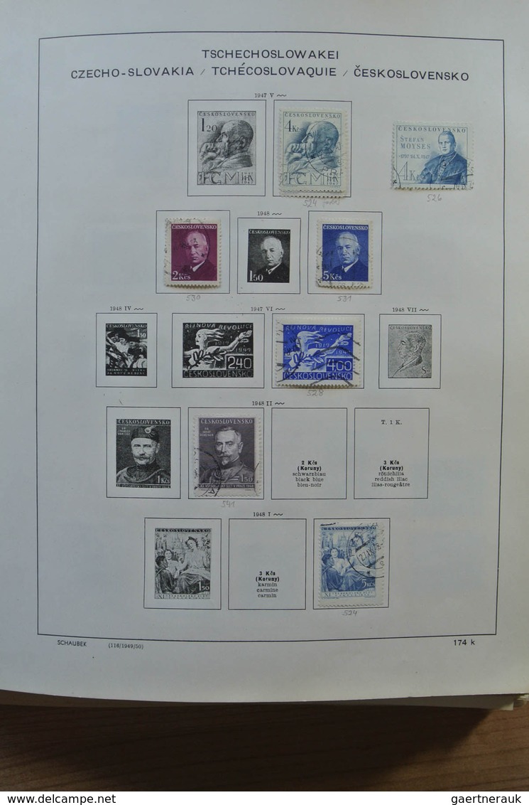 28327 Tschechoslowakei: 1918-2005. Extensive MNH, mint hinged and used collection Czechoslovakia 1918-2005