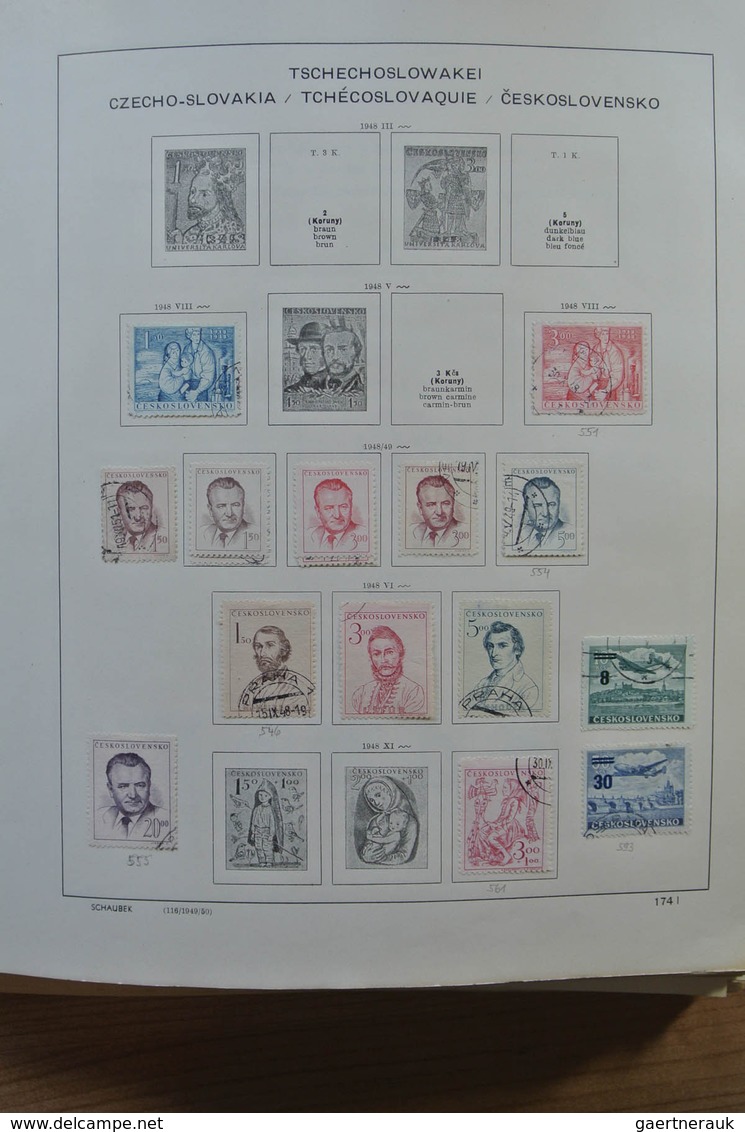 28327 Tschechoslowakei: 1918-2005. Extensive MNH, mint hinged and used collection Czechoslovakia 1918-2005