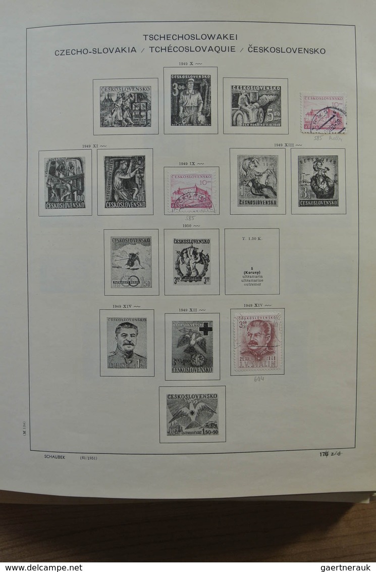 28327 Tschechoslowakei: 1918-2005. Extensive MNH, mint hinged and used collection Czechoslovakia 1918-2005