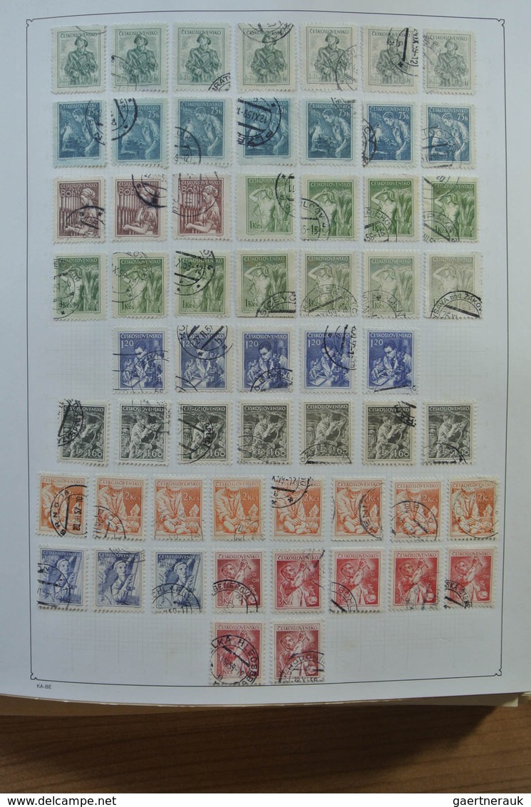 28327 Tschechoslowakei: 1918-2005. Extensive MNH, mint hinged and used collection Czechoslovakia 1918-2005