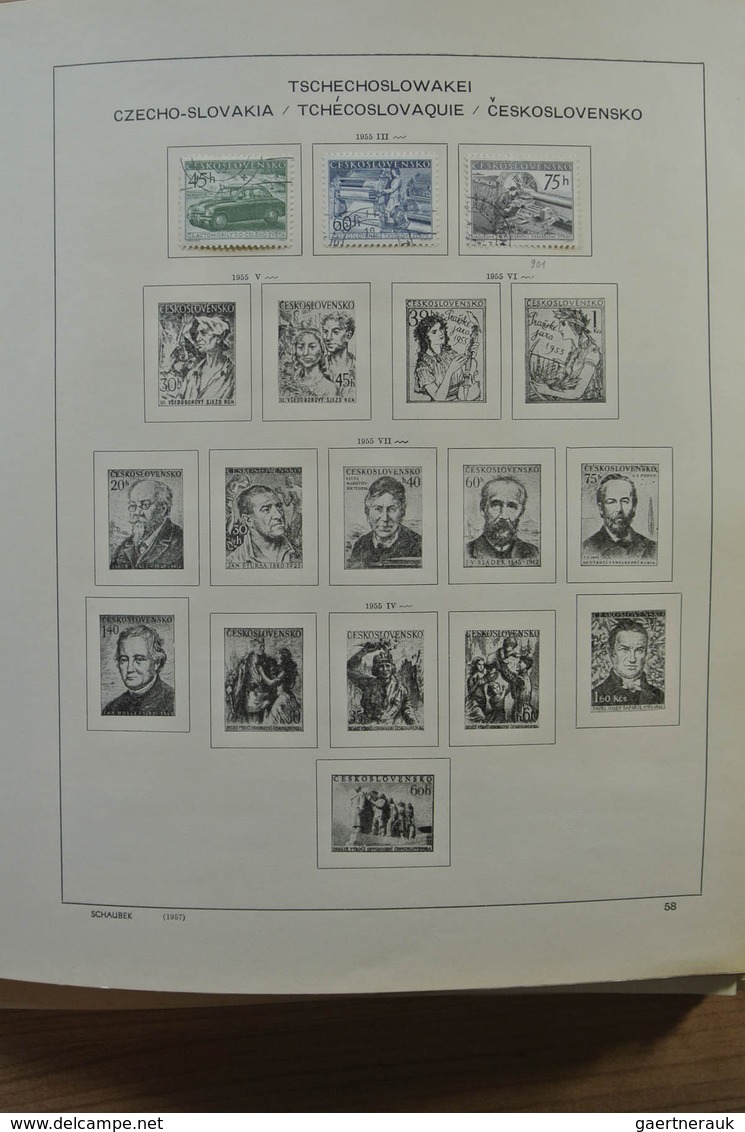 28327 Tschechoslowakei: 1918-2005. Extensive MNH, mint hinged and used collection Czechoslovakia 1918-2005