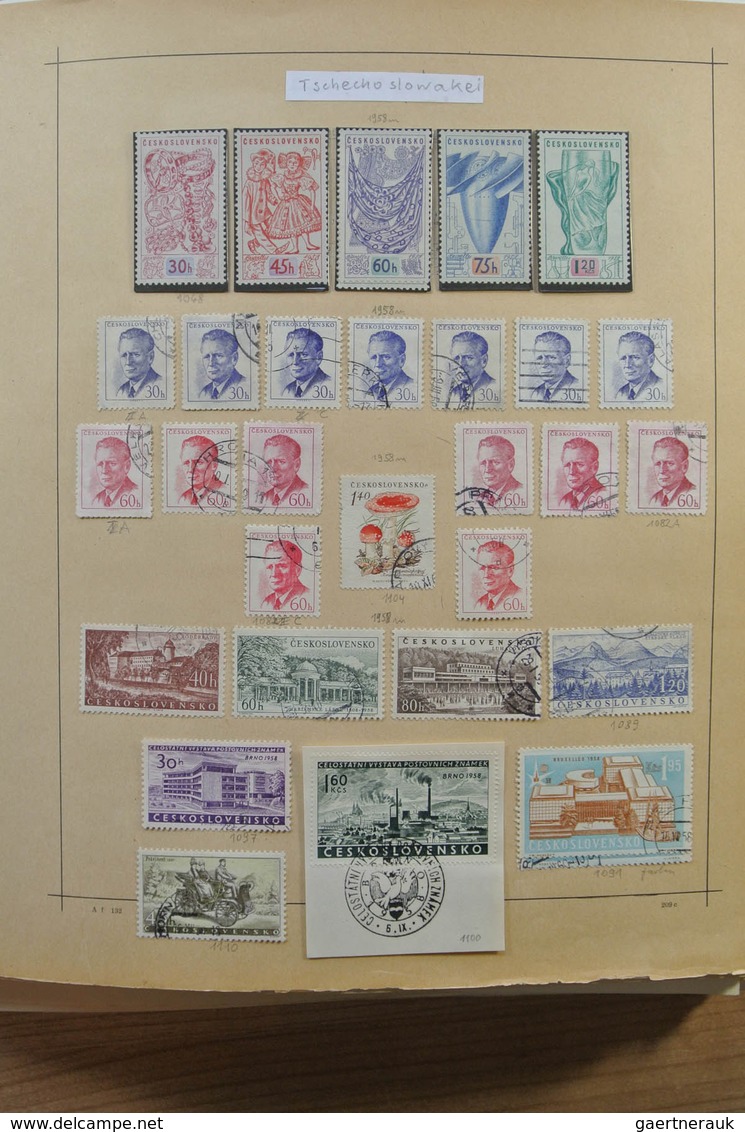 28327 Tschechoslowakei: 1918-2005. Extensive MNH, mint hinged and used collection Czechoslovakia 1918-2005