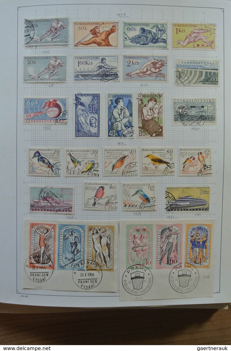 28327 Tschechoslowakei: 1918-2005. Extensive MNH, mint hinged and used collection Czechoslovakia 1918-2005