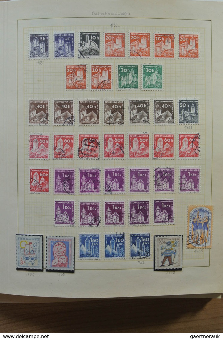 28327 Tschechoslowakei: 1918-2005. Extensive MNH, mint hinged and used collection Czechoslovakia 1918-2005