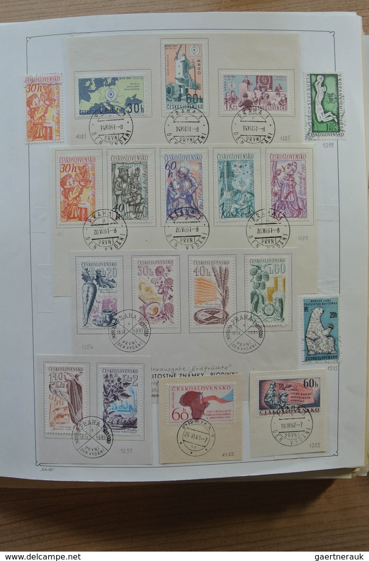 28327 Tschechoslowakei: 1918-2005. Extensive MNH, mint hinged and used collection Czechoslovakia 1918-2005