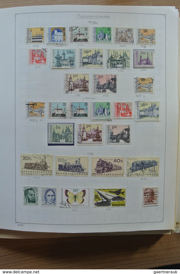 28327 Tschechoslowakei: 1918-2005. Extensive MNH, mint hinged and used collection Czechoslovakia 1918-2005