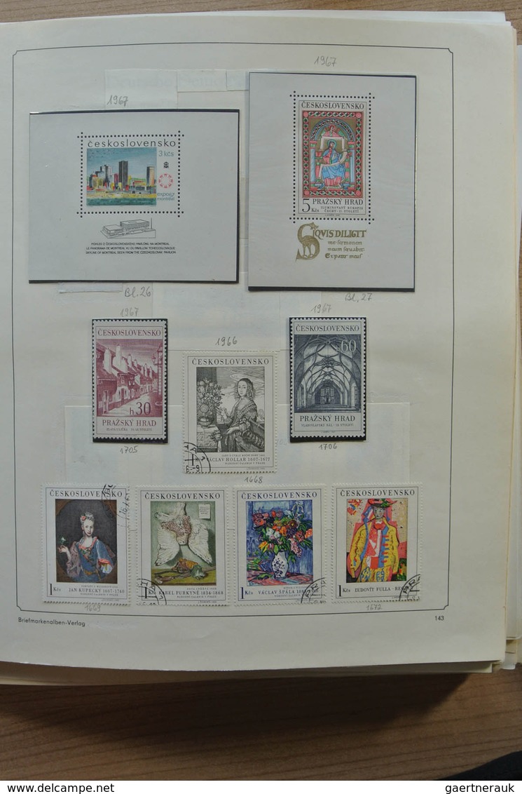 28327 Tschechoslowakei: 1918-2005. Extensive MNH, mint hinged and used collection Czechoslovakia 1918-2005