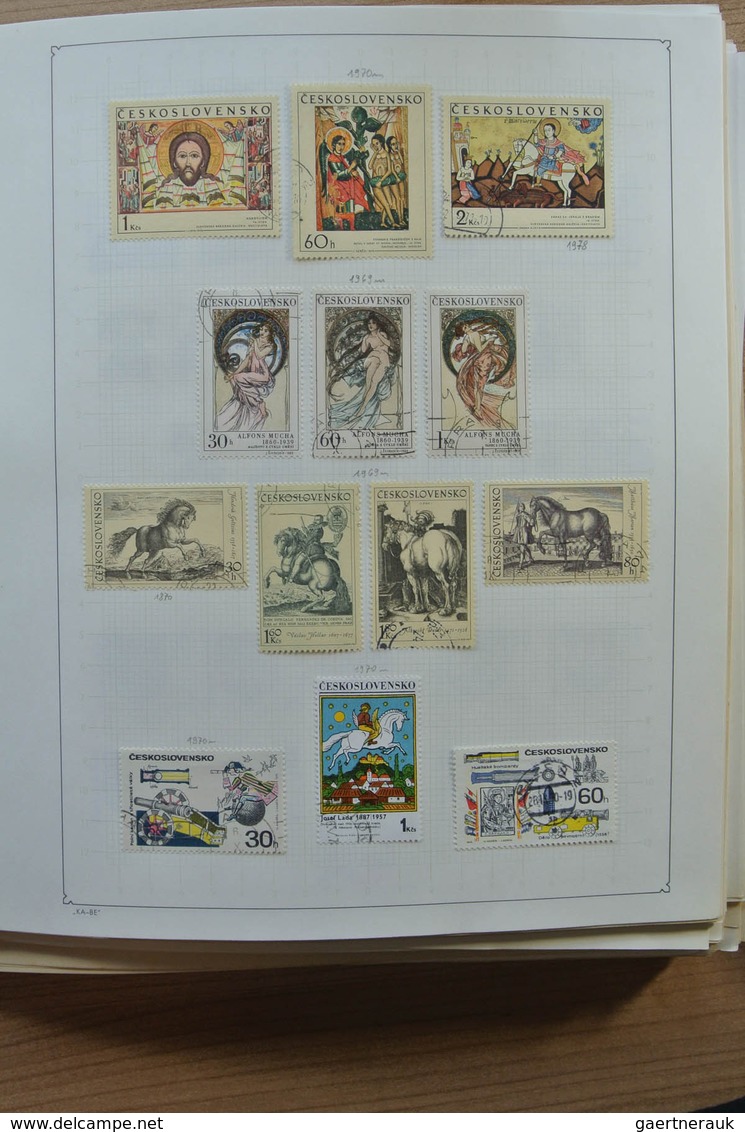 28327 Tschechoslowakei: 1918-2005. Extensive MNH, mint hinged and used collection Czechoslovakia 1918-2005