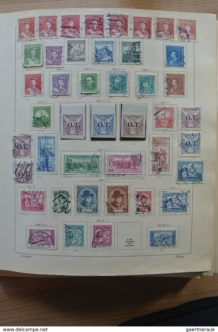 28327 Tschechoslowakei: 1918-2005. Extensive MNH, mint hinged and used collection Czechoslovakia 1918-2005