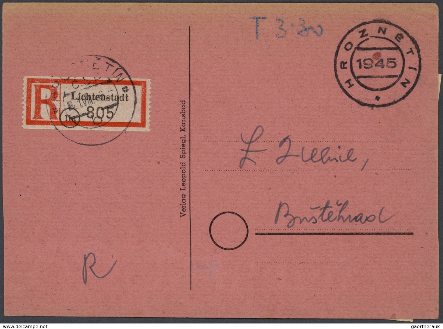 28343 Tschechoslowakei - Stempel: 1945, PROVISONAL POSTMARKS, Collection Of More Than 190 Covers/cards (co - Autres & Non Classés