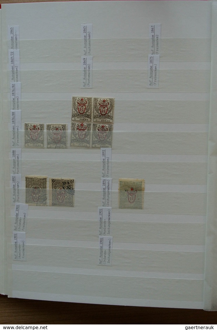 28361 Türkei: 1865-1980. Nicely filed, MNH, mint hinged and used collection Turkey 1865-1980 in 2 stockboo