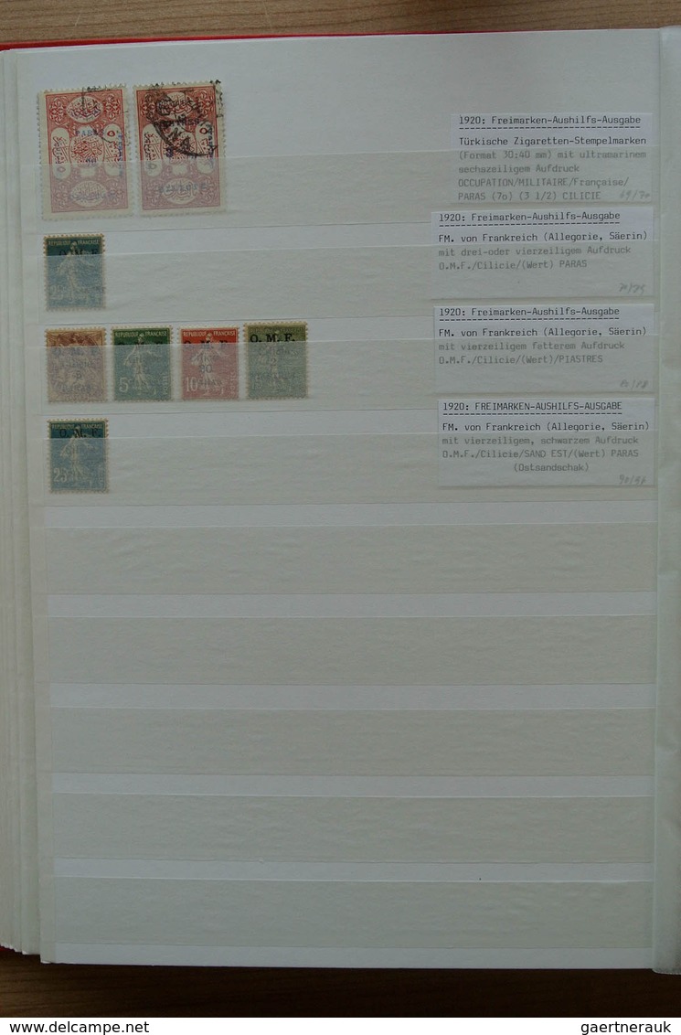 28361 Türkei: 1865-1980. Nicely filed, MNH, mint hinged and used collection Turkey 1865-1980 in 2 stockboo