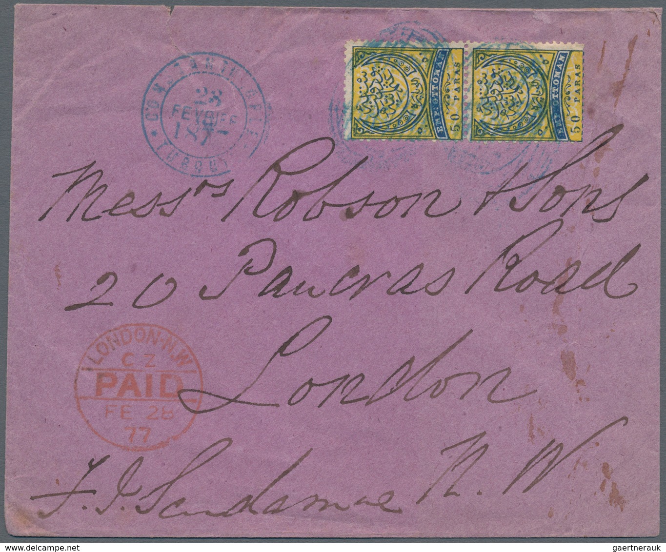 28370 Türkei: 1876-1890, Collection "CRESCENT" Issues Including Tete-beche Pairs Perf And Imperf, Color Er - Lettres & Documents