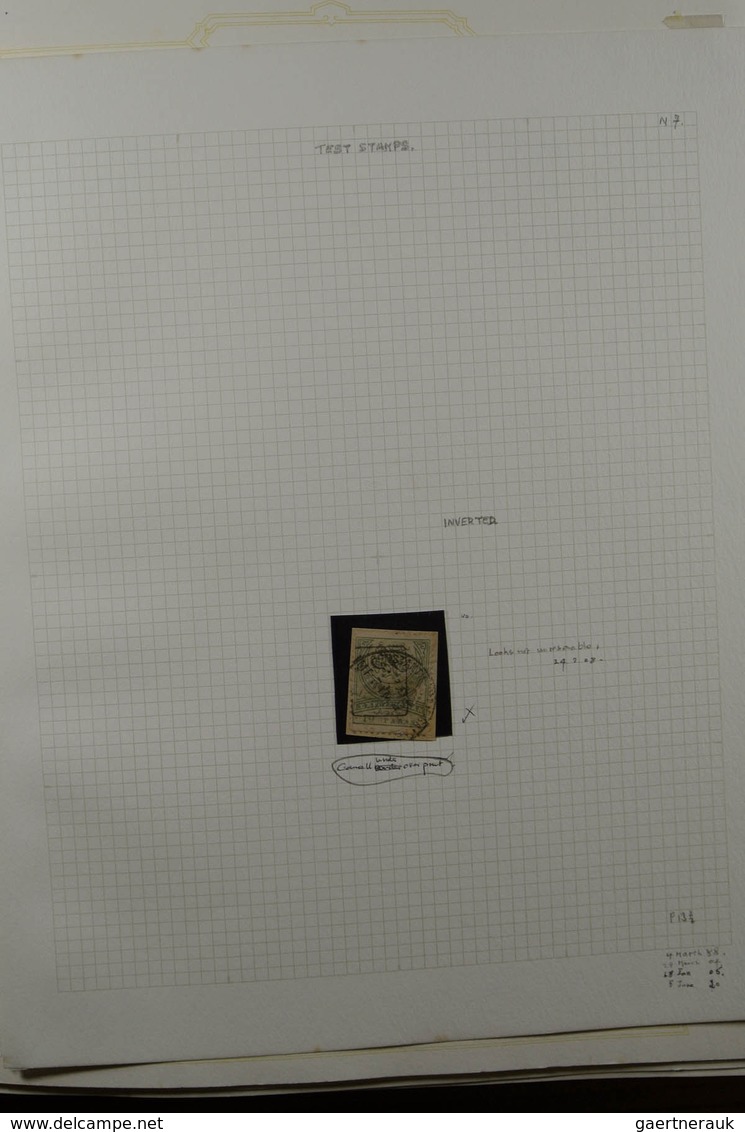 28371 Türkei: 1891-1893. Album with an extensive collection ImprimÃ© overprints of Turkey 1891-1893.