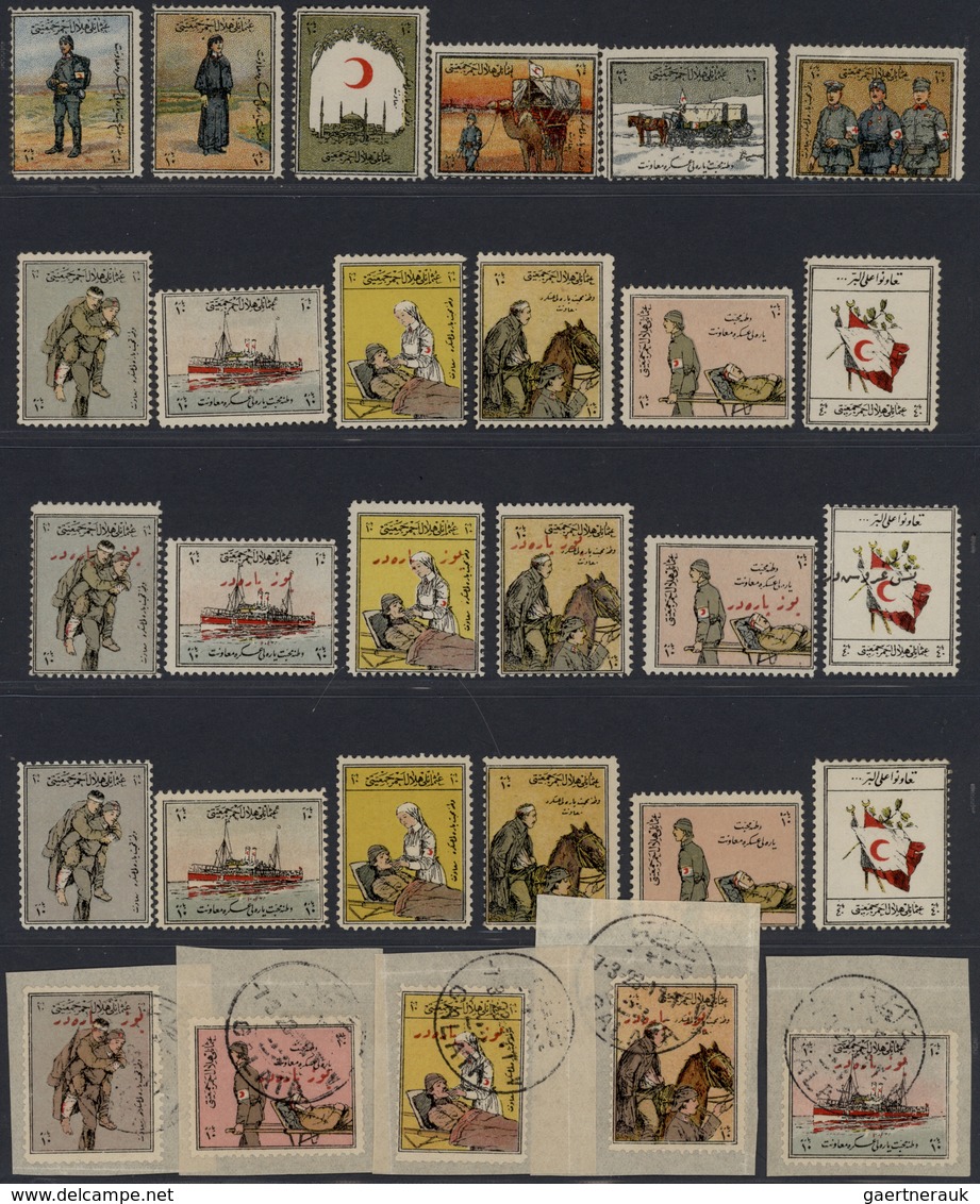 28375 Türkei: 1914-60, Collection in two albums containing excellent early Republic issues including four