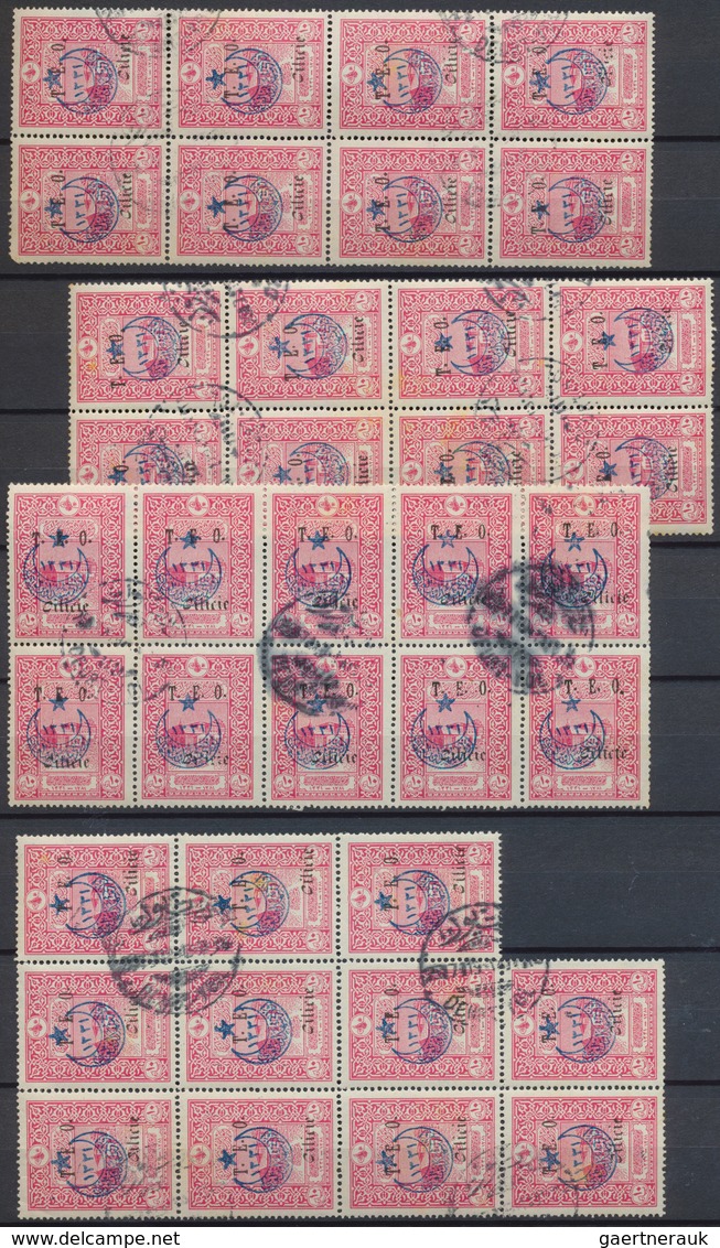 28391 Türkei - Cilicien: 1919/1920, Mint And Used (c.t.o.) Lot Of Apprx. 230 Stamps. - 1920-21 Anatolie