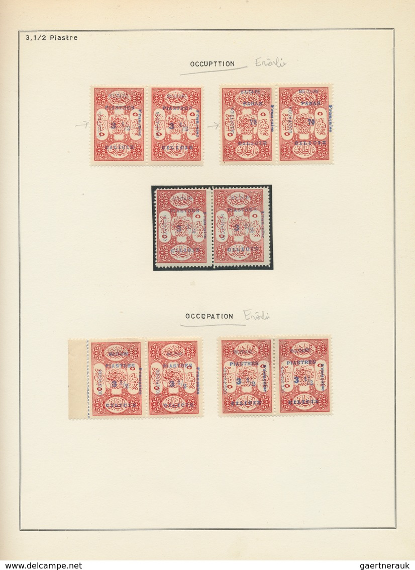 28392 Türkei - Cilicien: 1920, deeply specialised collection of apprx. 550 stamps (overprints on Turkey ci