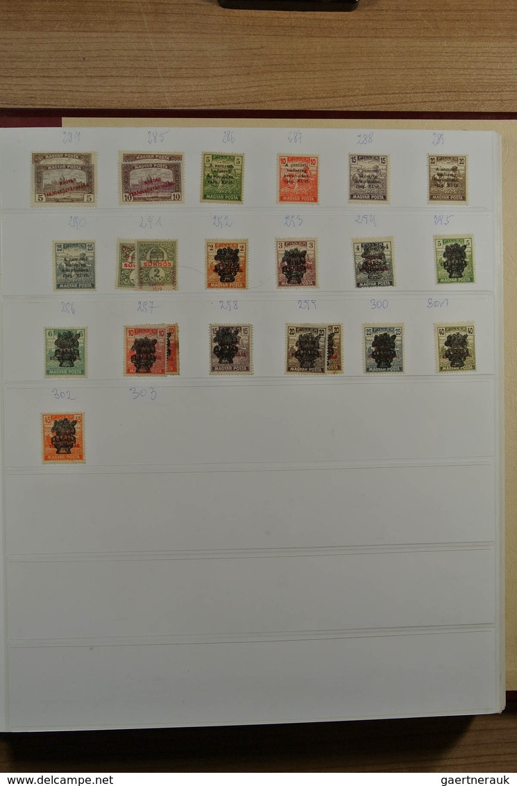 28429 Ungarn: 1871-1992. Messy, But Reasonably Filled, MNH, Mint Hinged And Used Collection Hungary 1871-1 - Lettres & Documents