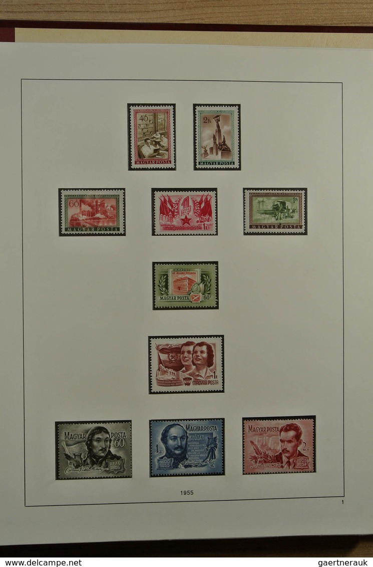 28429 Ungarn: 1871-1992. Messy, but reasonably filled, MNH, mint hinged and used collection Hungary 1871-1