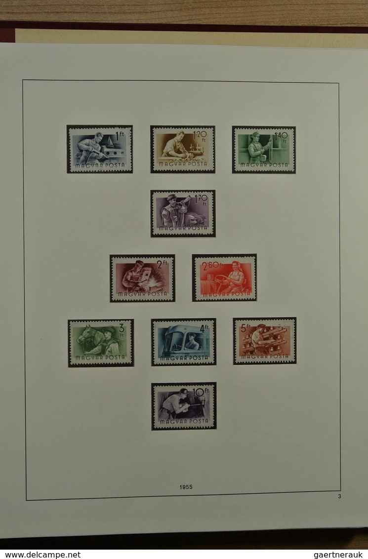 28429 Ungarn: 1871-1992. Messy, but reasonably filled, MNH, mint hinged and used collection Hungary 1871-1