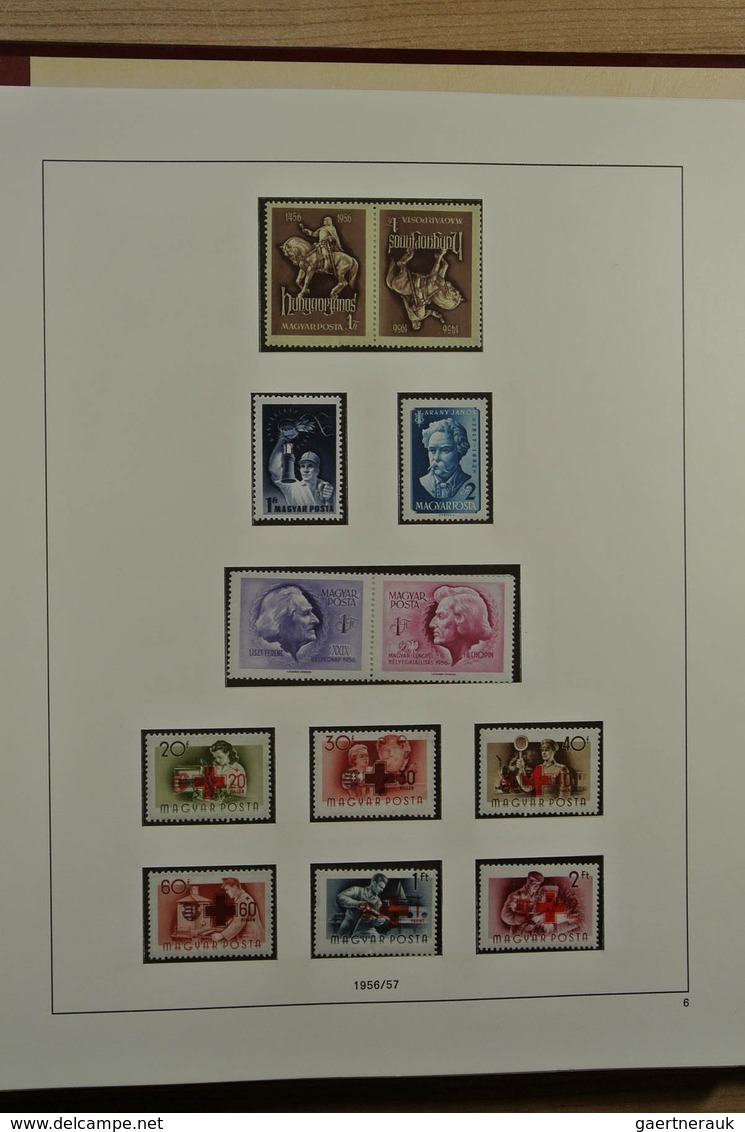 28429 Ungarn: 1871-1992. Messy, but reasonably filled, MNH, mint hinged and used collection Hungary 1871-1