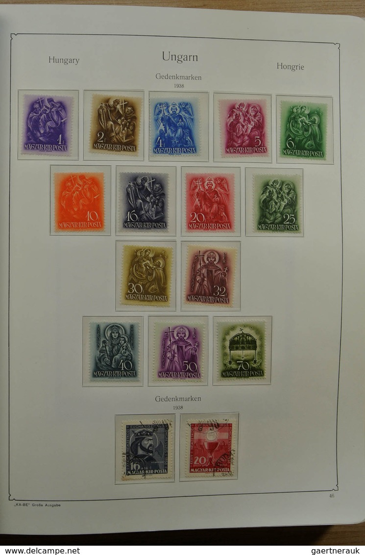 28432 Ungarn: 1871-1983. Very well filled, MNH, mint hinged and used collection Hungary 1841-1983 in 3 Kab