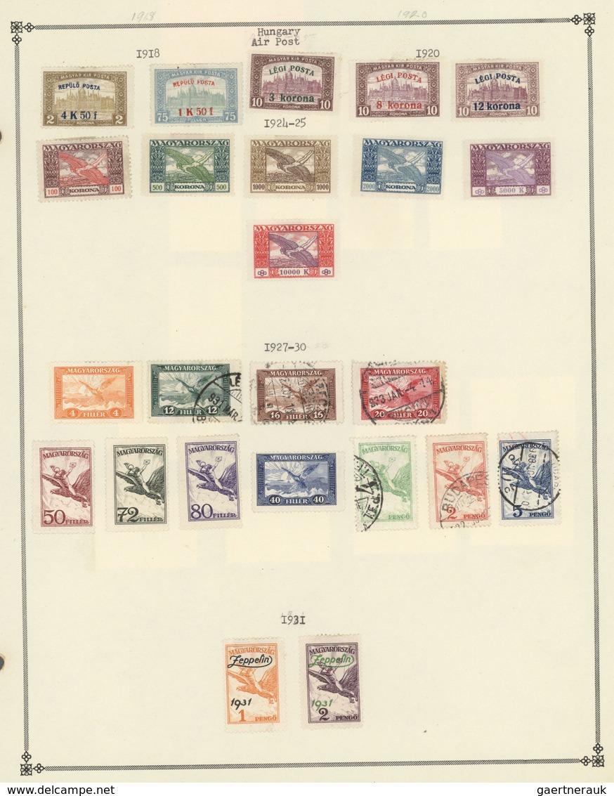 28435 Ungarn: 1871/1963, Mint And Used Collection On Album Pages, Collected Very Intensively From Franz Jo - Lettres & Documents