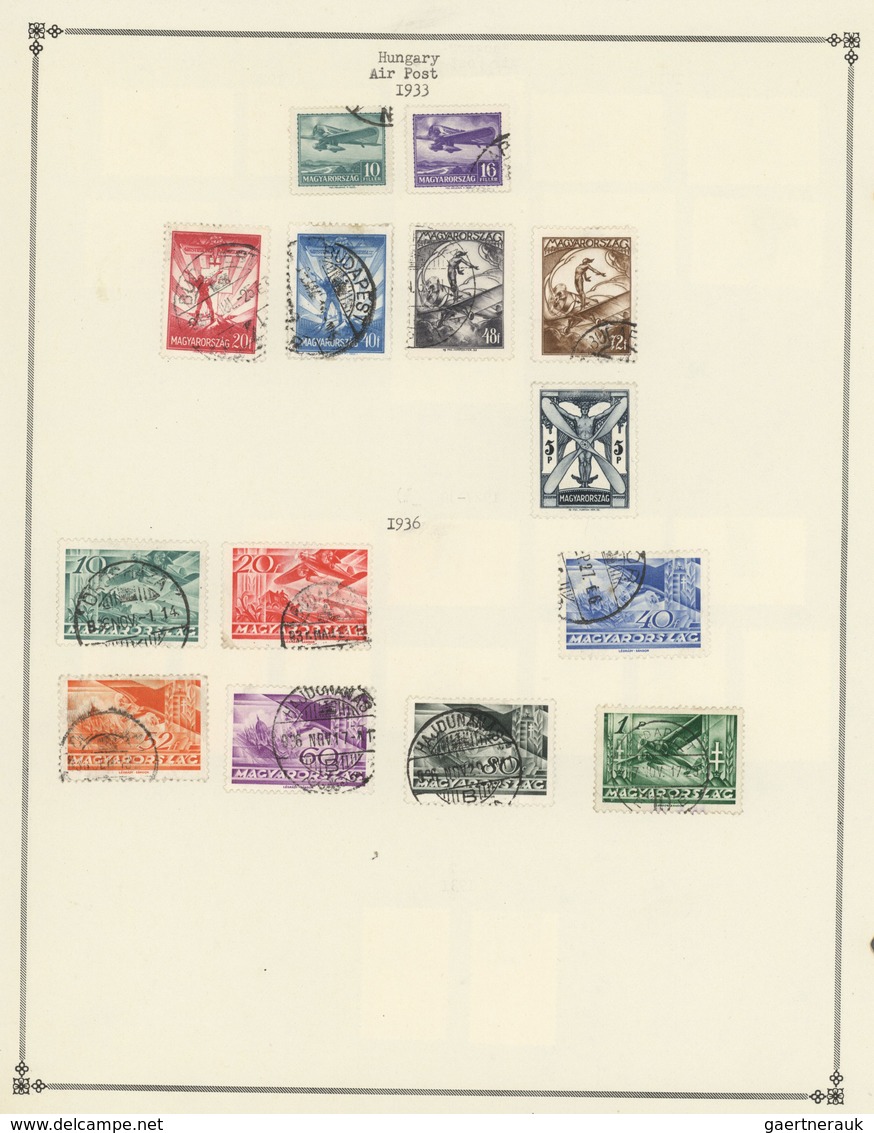 28435 Ungarn: 1871/1963, mint and used collection on album pages, collected very intensively from Franz Jo