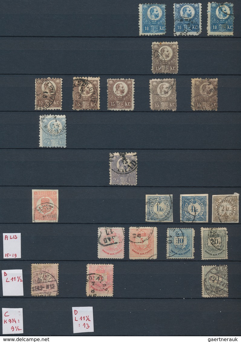 28439 Ungarn: 1871/1919, Mint And Used Collection On Stocksheets, From A Nice Part 1st Issues Incl. 15kr. - Lettres & Documents