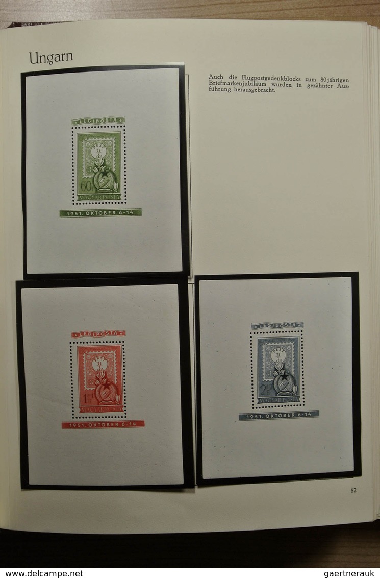 28455 Ungarn: 1950-1974. Partly double, well filled collection Hungary 1950-1974 in 3 Behrens albums. Coll