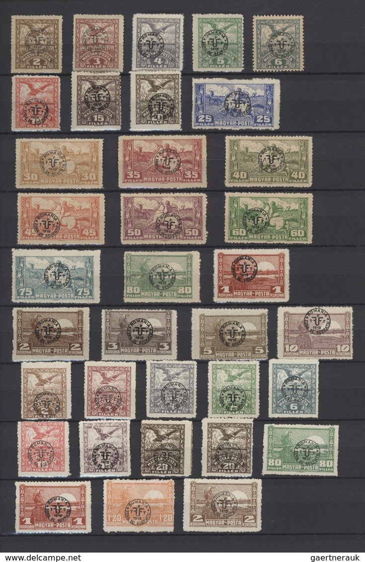 28461 Ungarn - Besetzte Gebiete: Debrecen (Debreczin): 1919/1920, Mint Collection Of More Than 150 Stamps, - Debreczen