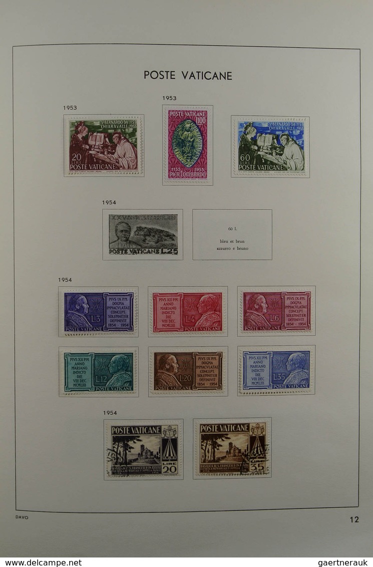 28470 Vatikan: 1929-1984. Nicely filled, mostly MNH and mint hinged collection Vatican 1929-1984 in Davo a