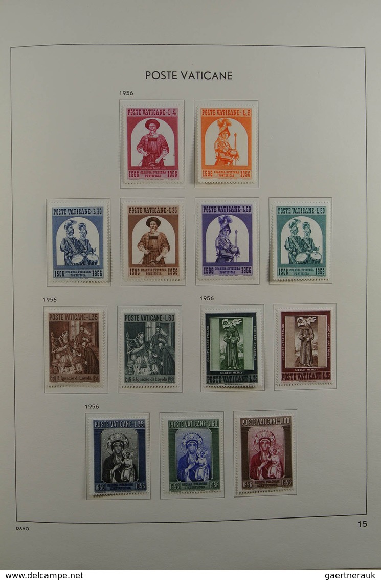 28470 Vatikan: 1929-1984. Nicely filled, mostly MNH and mint hinged collection Vatican 1929-1984 in Davo a