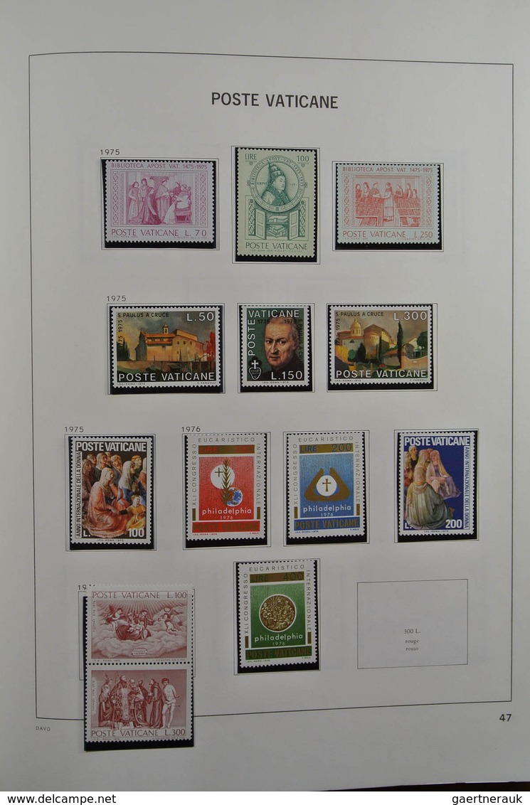 28470 Vatikan: 1929-1984. Nicely filled, mostly MNH and mint hinged collection Vatican 1929-1984 in Davo a