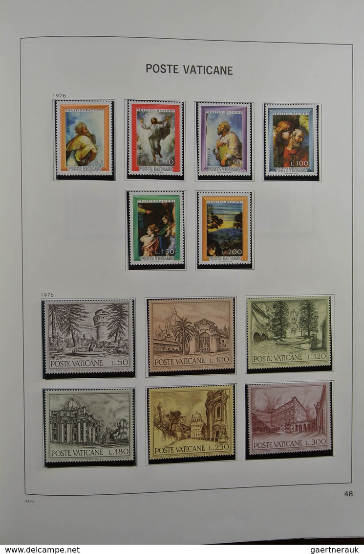 28470 Vatikan: 1929-1984. Nicely filled, mostly MNH and mint hinged collection Vatican 1929-1984 in Davo a