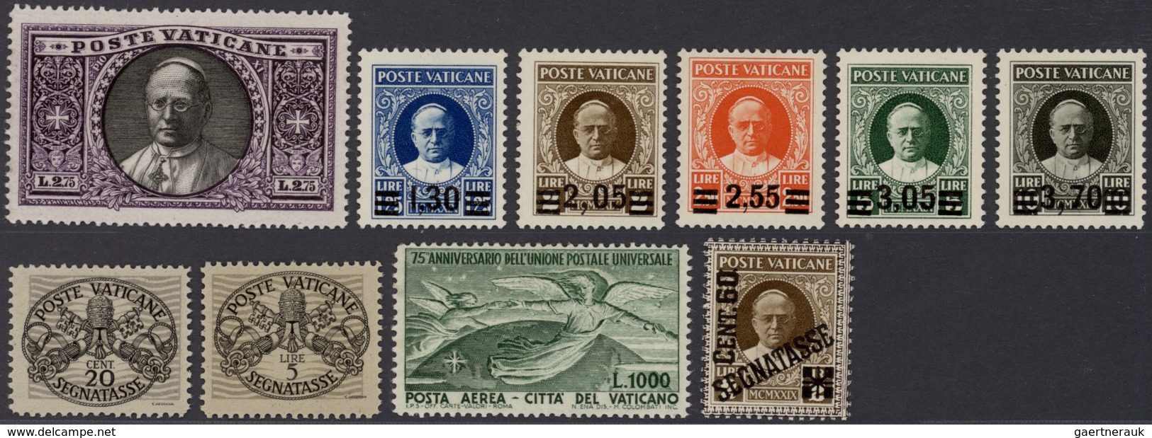 28480 Vatikan: 1929/2016, In The Main Numbers Complete Mnh. Collection In 4 Volumes Incl. All Good Sets An - Lettres & Documents