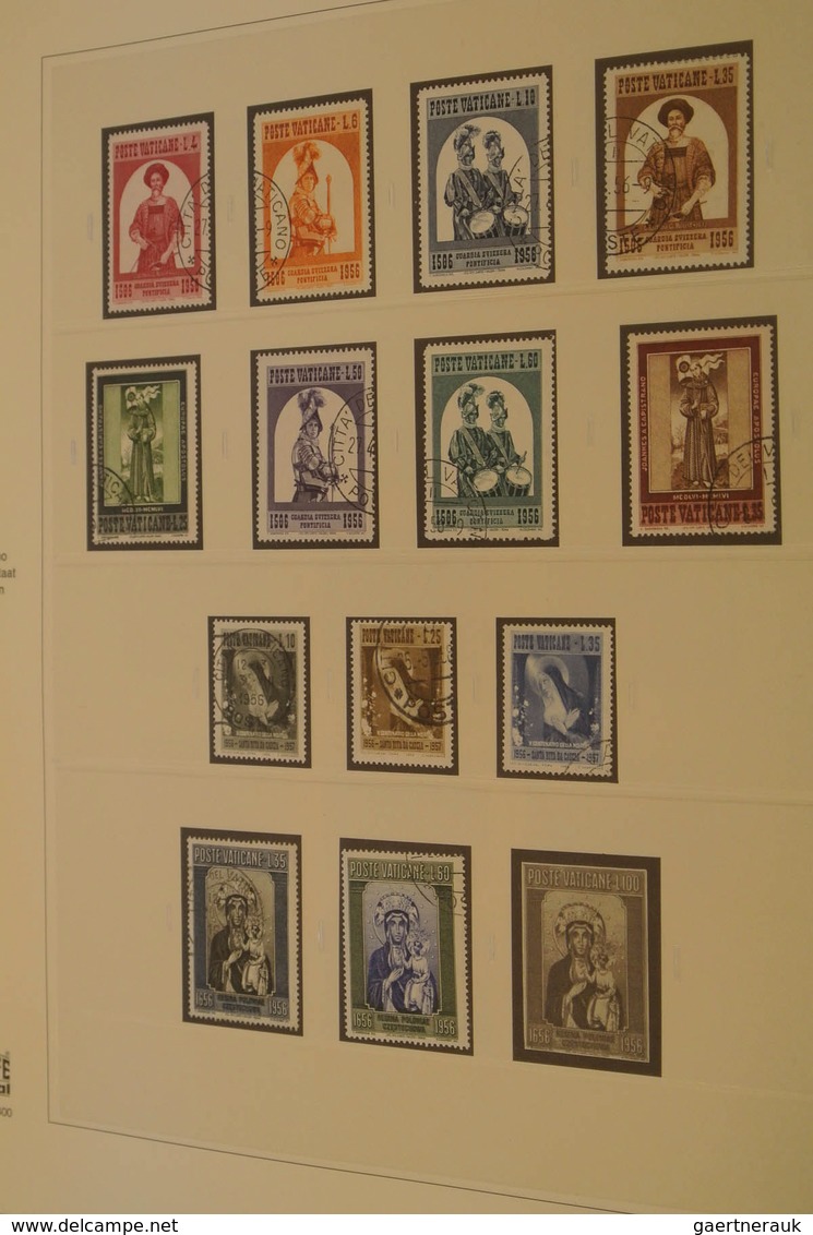 28482 Vatikan: 1929/2005: Almost complete, totally used collection Vatican 1929-2005 in 3 luxe Safe albums