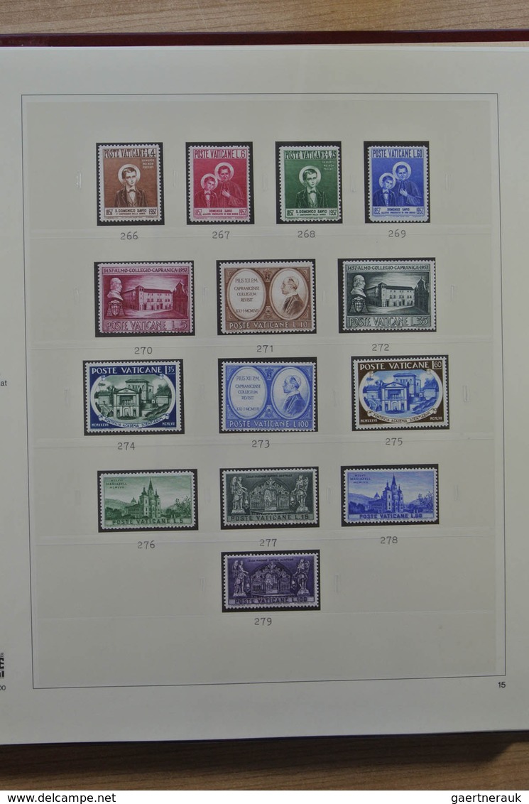 28483 Vatikan: 1929-2003. Almost complete, mostly MNH (older part some mint hinged and regummed) collectio